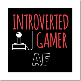 introverted gamer af Posters and Art